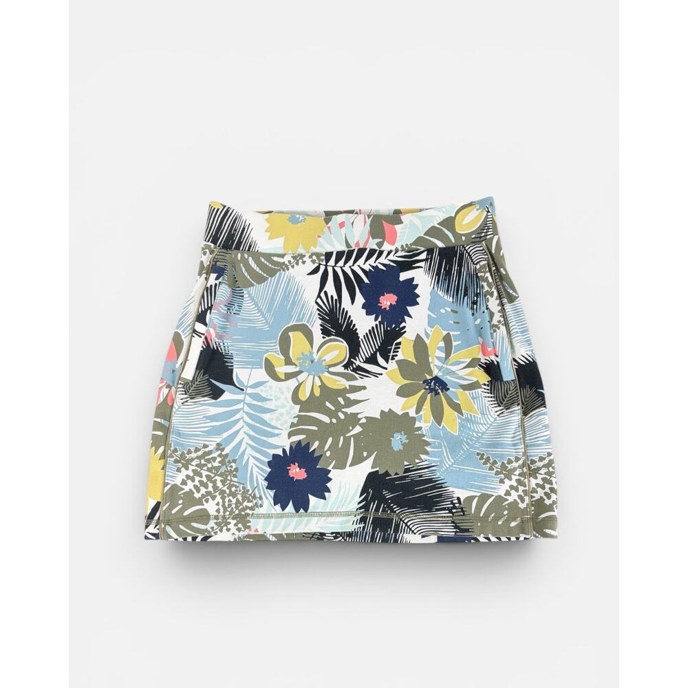 Talbots Tropical Forest Floral Print Skort Sz XS Sporty Resort